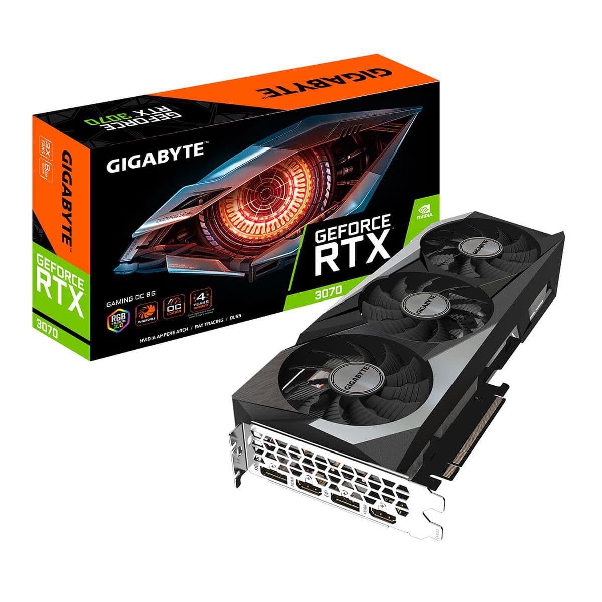 GIGABYTE GEFORCE RTX 3070 GAMING OC 8G