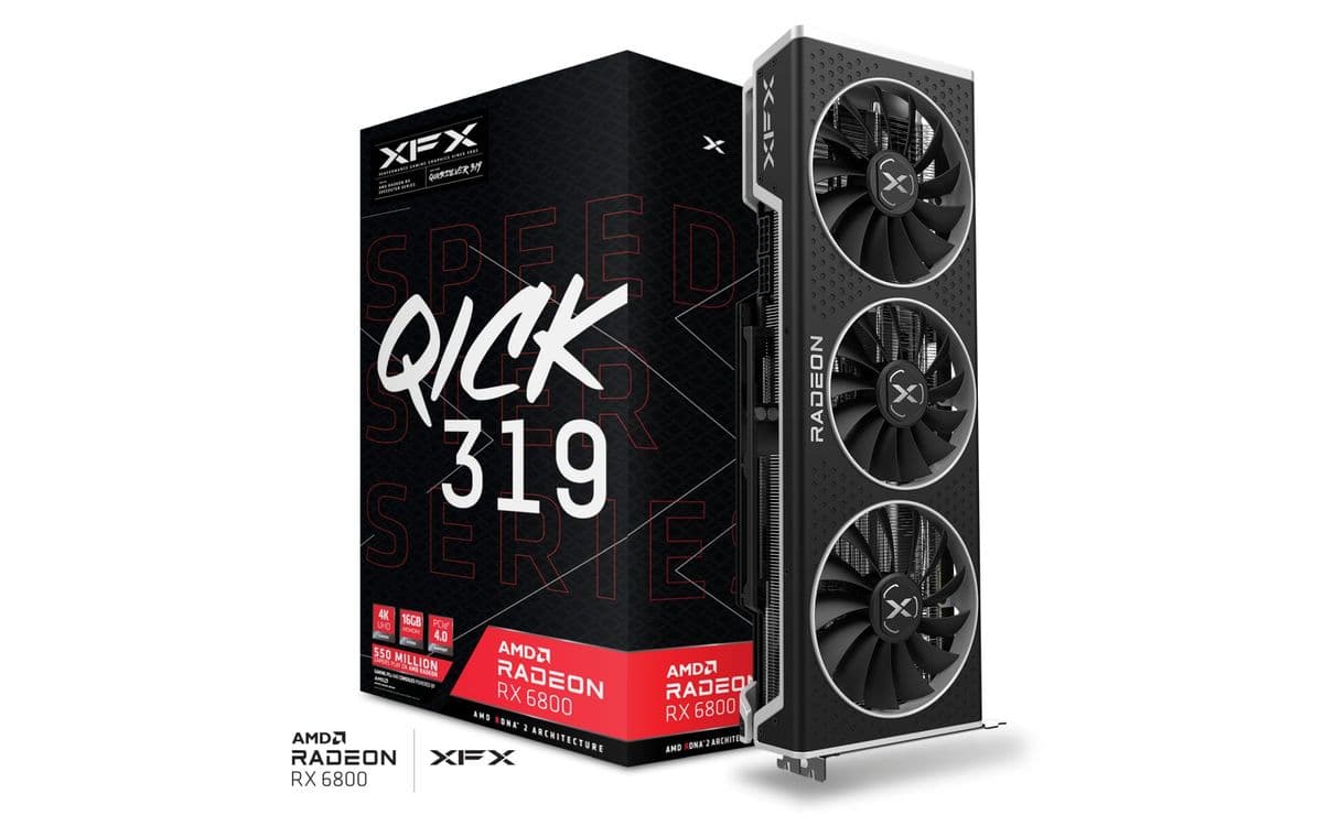 AMD Radeon RX 6800 XFX Speedster QICK 319 16GB GDDR6