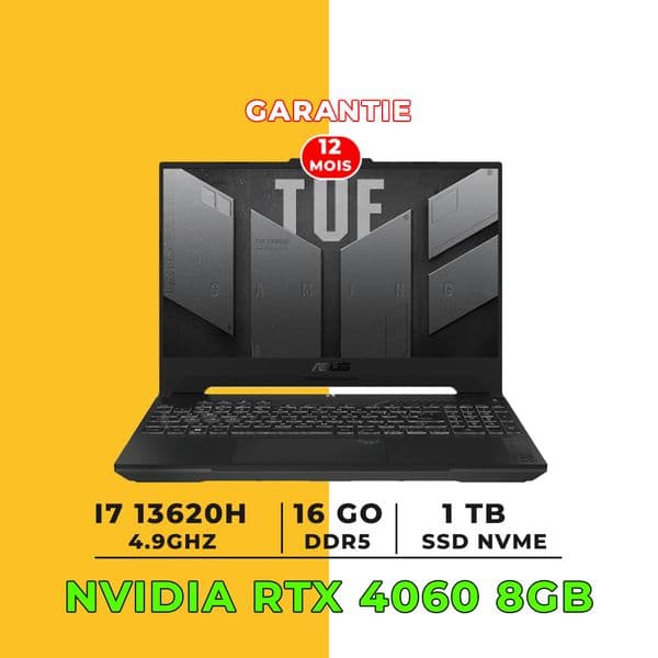 ASUS TUF F15|2024| i7-13620H/16GB-1TB/RTX 4060
