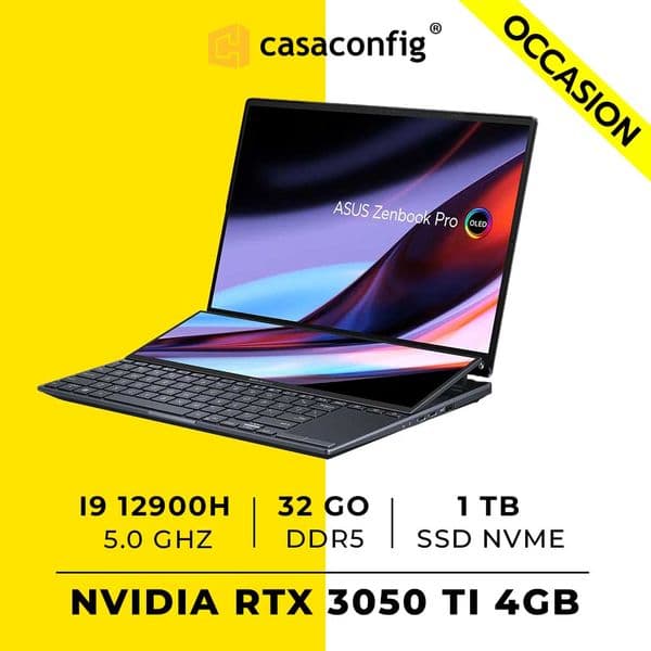 ASUS ZenBook Pro 14 Duo| I9 12900H/32GB DDR5 1TB| RTX 3050TI