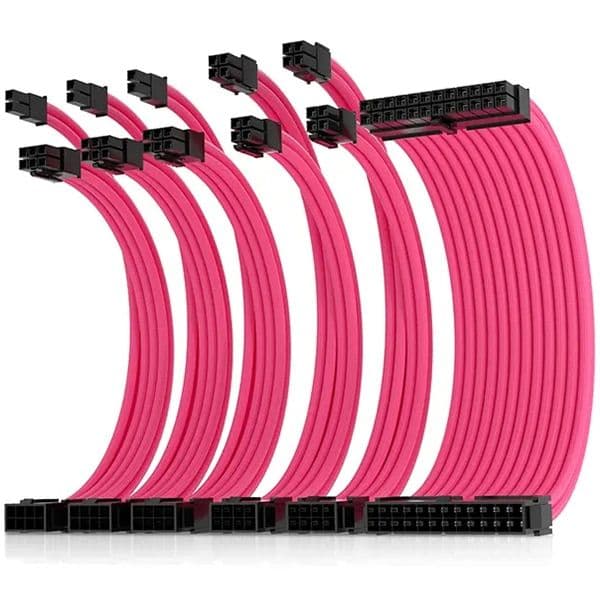 Asiahorse Câble d’alimentation 18AWG 6Kit ROUGE