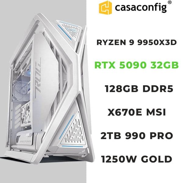 PC Gamer Extrême |RYZEN 9 9950X3D|RTX 5090 |128GB-2TB