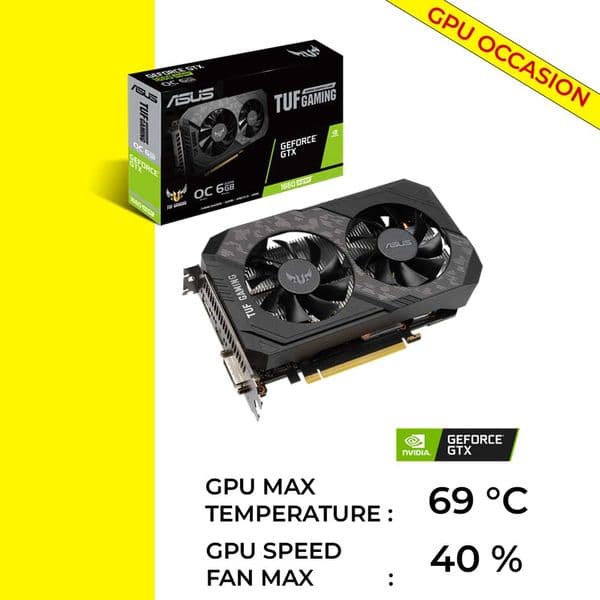ASUS TUF GTX 1660 SUPER OC 6 Go