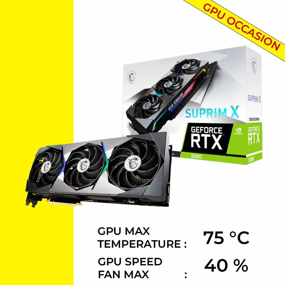 MSI RTX 3080 SUPRIM X 10GB GDDR6X