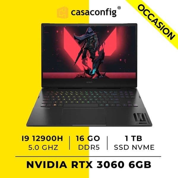 HP OMEN 16| I9 12900H| 16GO DDR5 1TB SSD| RTX 3060