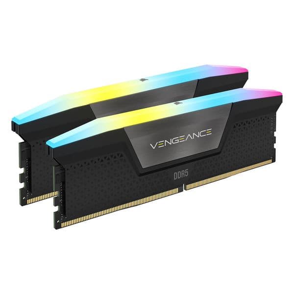 Corsair Vengeance RGB DDR5 32 Go (2 x 16 Go) 6000 MHz CL36 – Noir