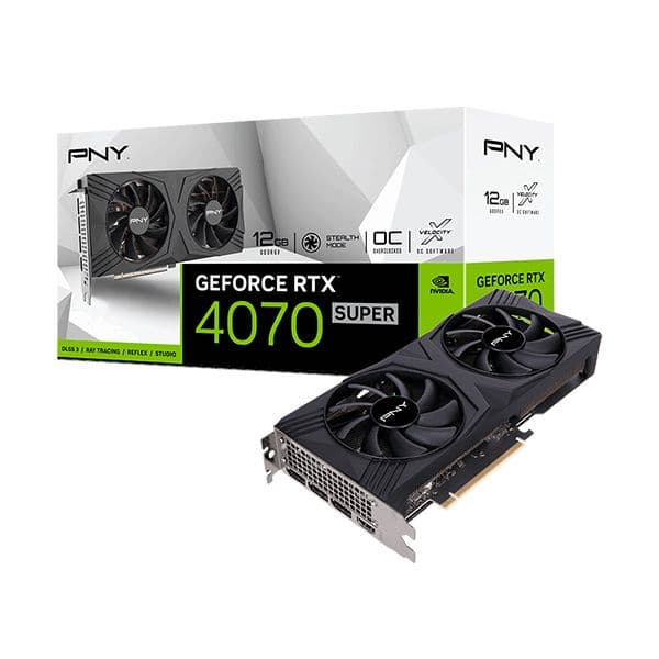 PNY GeForce RTX 4070 SUPER 12GB VERTO Dual Fan OC