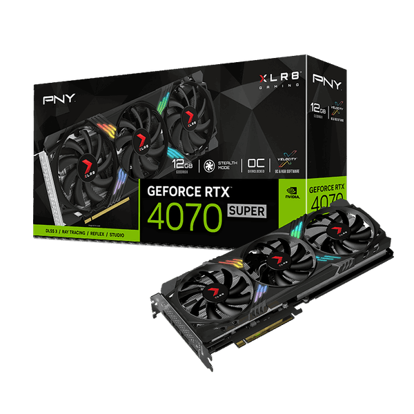 PNY GeForce RTX 4070 SUPER 12GB XLR8 Gaming VERTO OC