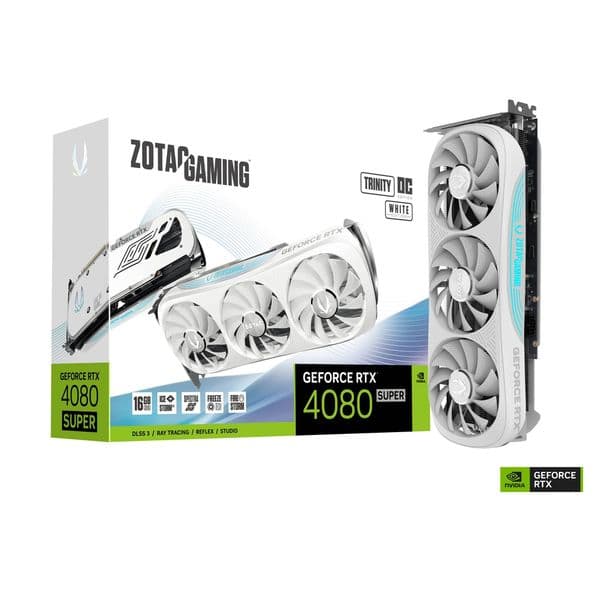 ZOTAC GAMING GeForce RTX 4080 SUPER Trinity OC White Edition 16 Go GDDR6X
