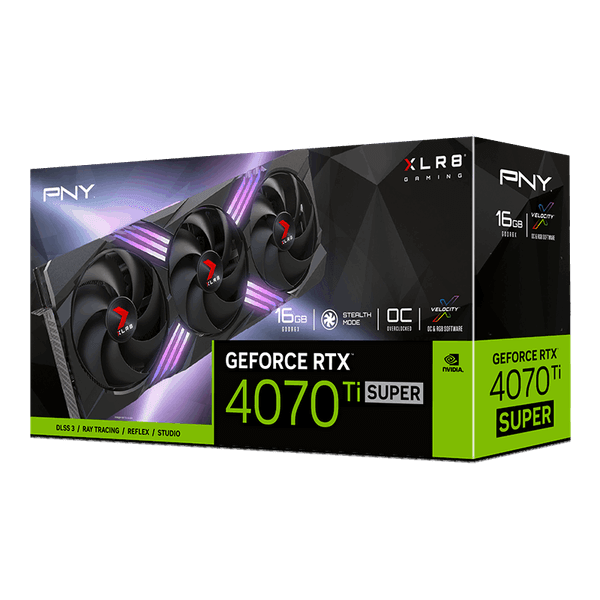 PNY GeForce RTX 4070 Ti SUPER 16GB XLR8 EPIC-X RGB