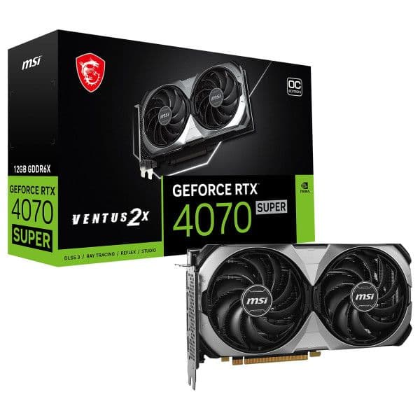 MSI GeForce RTX 4070 SUPER VENTUS 2X OC 12GB GDDR6X