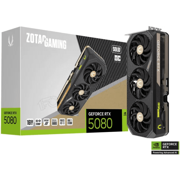 ZOTAC GAMING GeForce RTX 5080 SOLID OC 16Go (BULK)