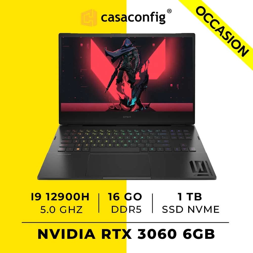HP OMEN 16| I9 12900H| 16GO DDR5 1TB SSD| RTX 3060