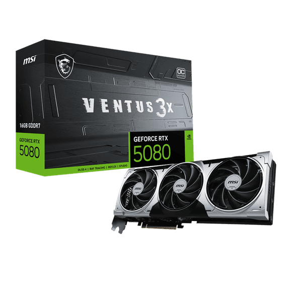 MSI GeForce RTX 5080 VENTUS 3X OC 16Go GDDR7 ( BULK )