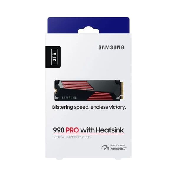 Samsung SSD 990 PRO M.2 PCIe NVMe 2TB avec dissipateur